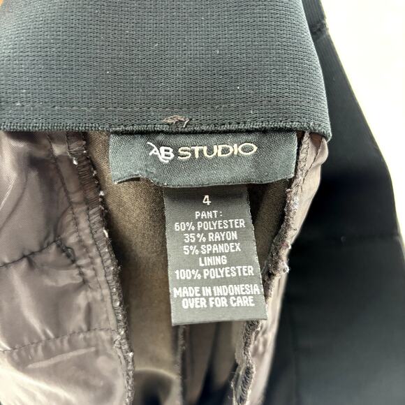 AB Studio Bootcut Gray Dress Pants Elastic Waist Work Business Classic‎ size 4 - Picture 9 of 9